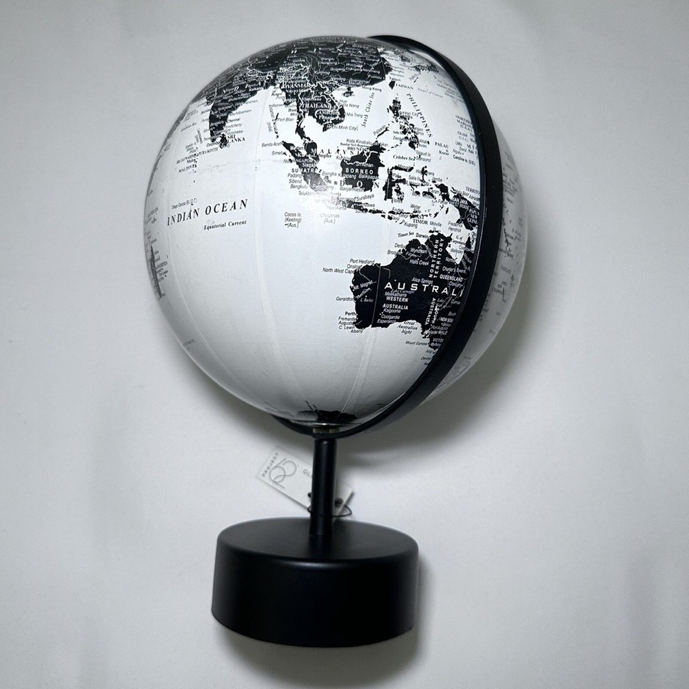 Project 62 Black and White Globe Accent